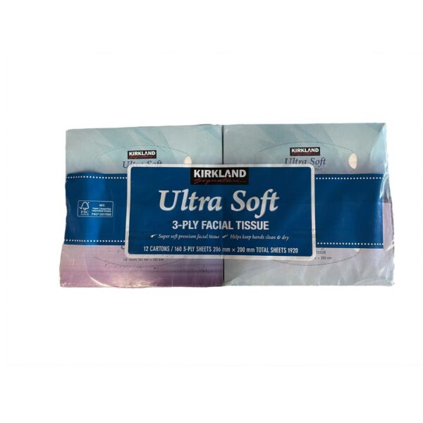 Kirkland Ultra Soft 3 Ply Facial Tissues 1x1