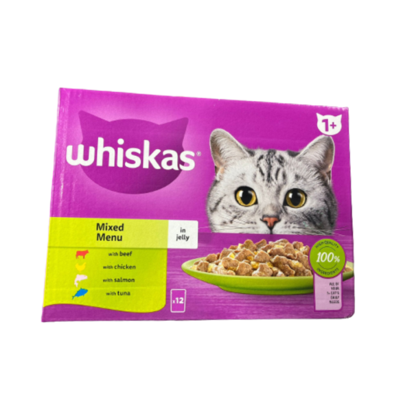 Whiskas Mixed Menu in Jelly 4x(12x85g) Pouches